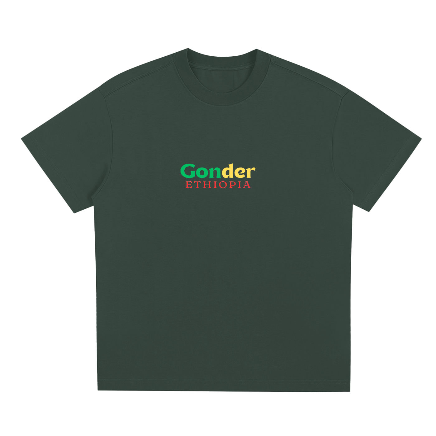 Gonder Ethiopia printe Sorona Quick-Dry Cooling T-Shirt