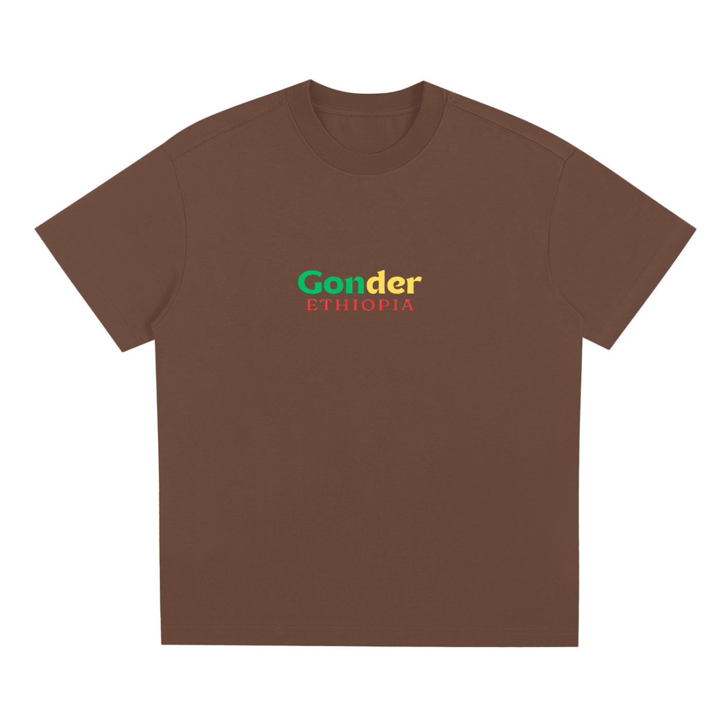 Gonder Ethiopia printe Sorona Quick-Dry Cooling T-Shirt