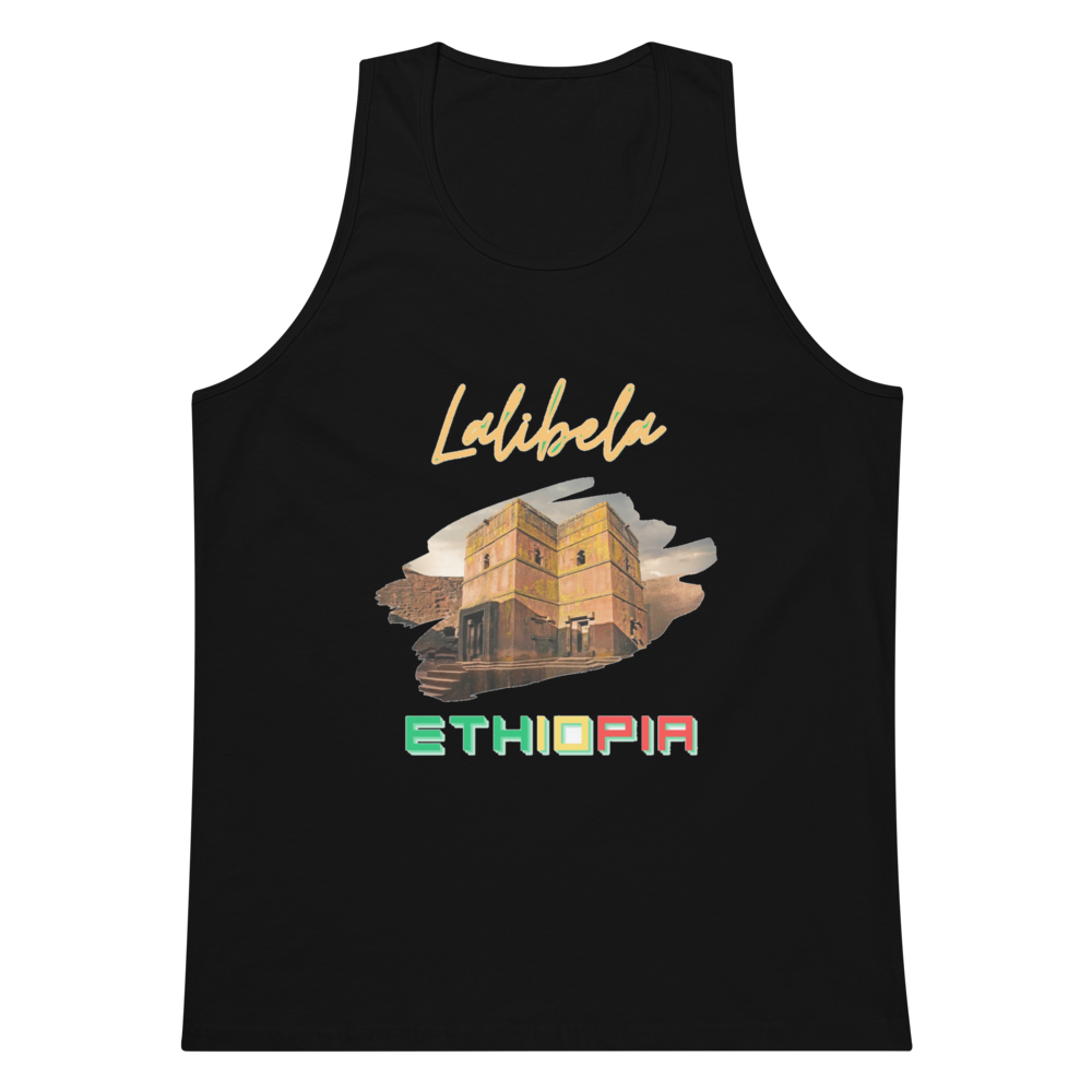 Lalibela Ethiopia Printed Men’s premium tank top