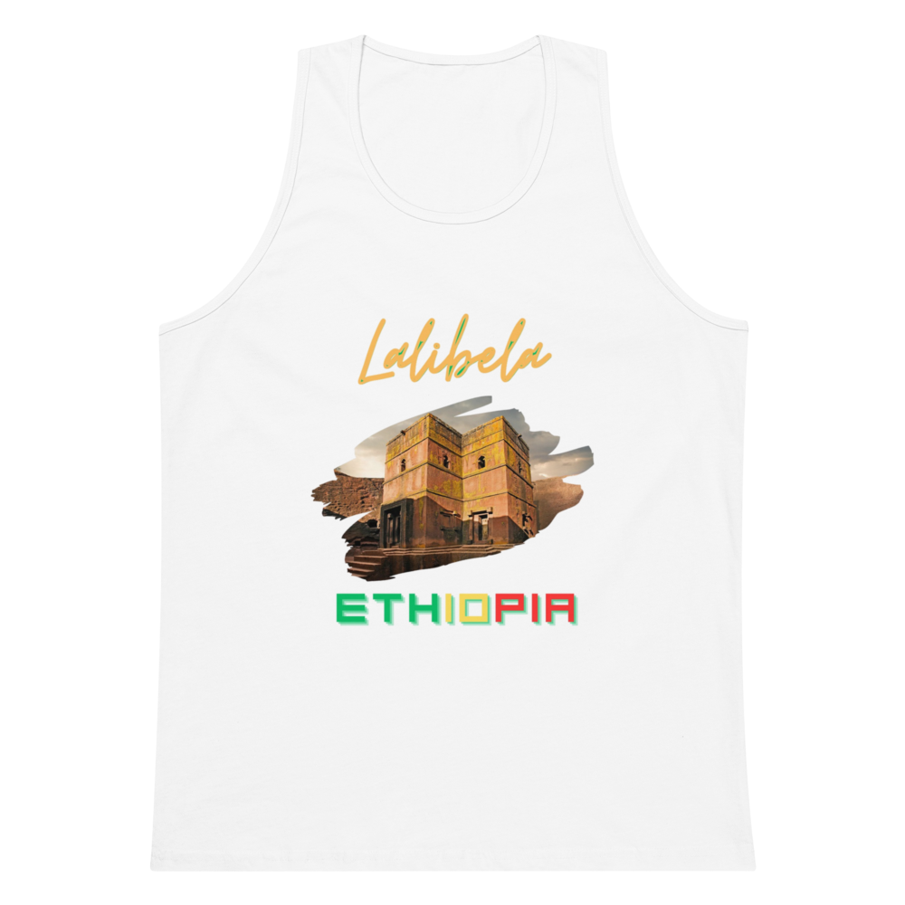 Lalibela Ethiopia Printed Men’s premium tank top