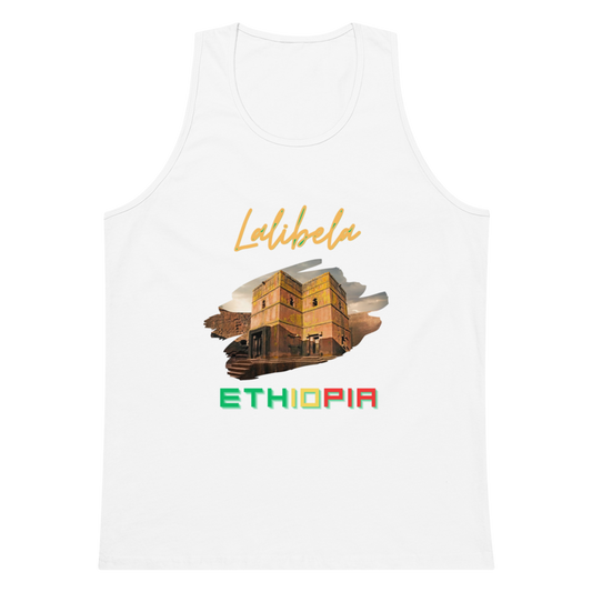 Lalibela Ethiopia Printed Men’s premium tank top